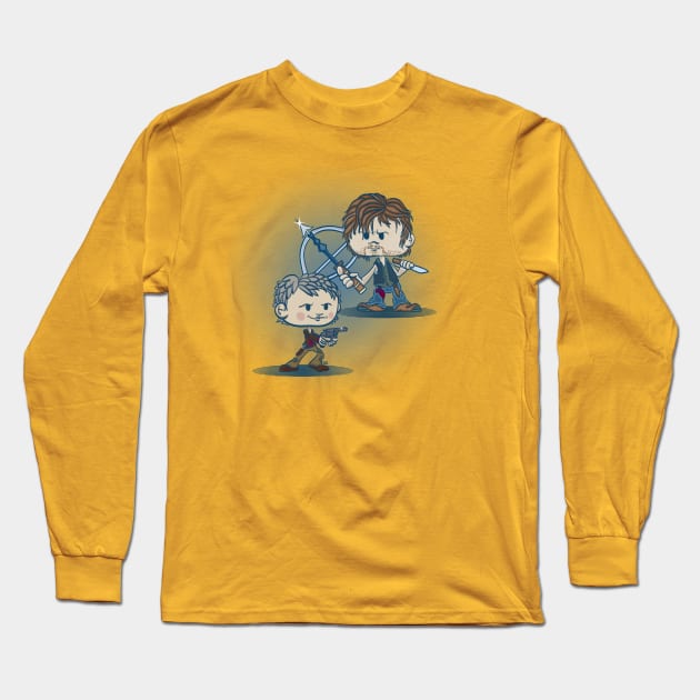 Daryl and Carol Long Sleeve T-Shirt by DoodleHeadDee